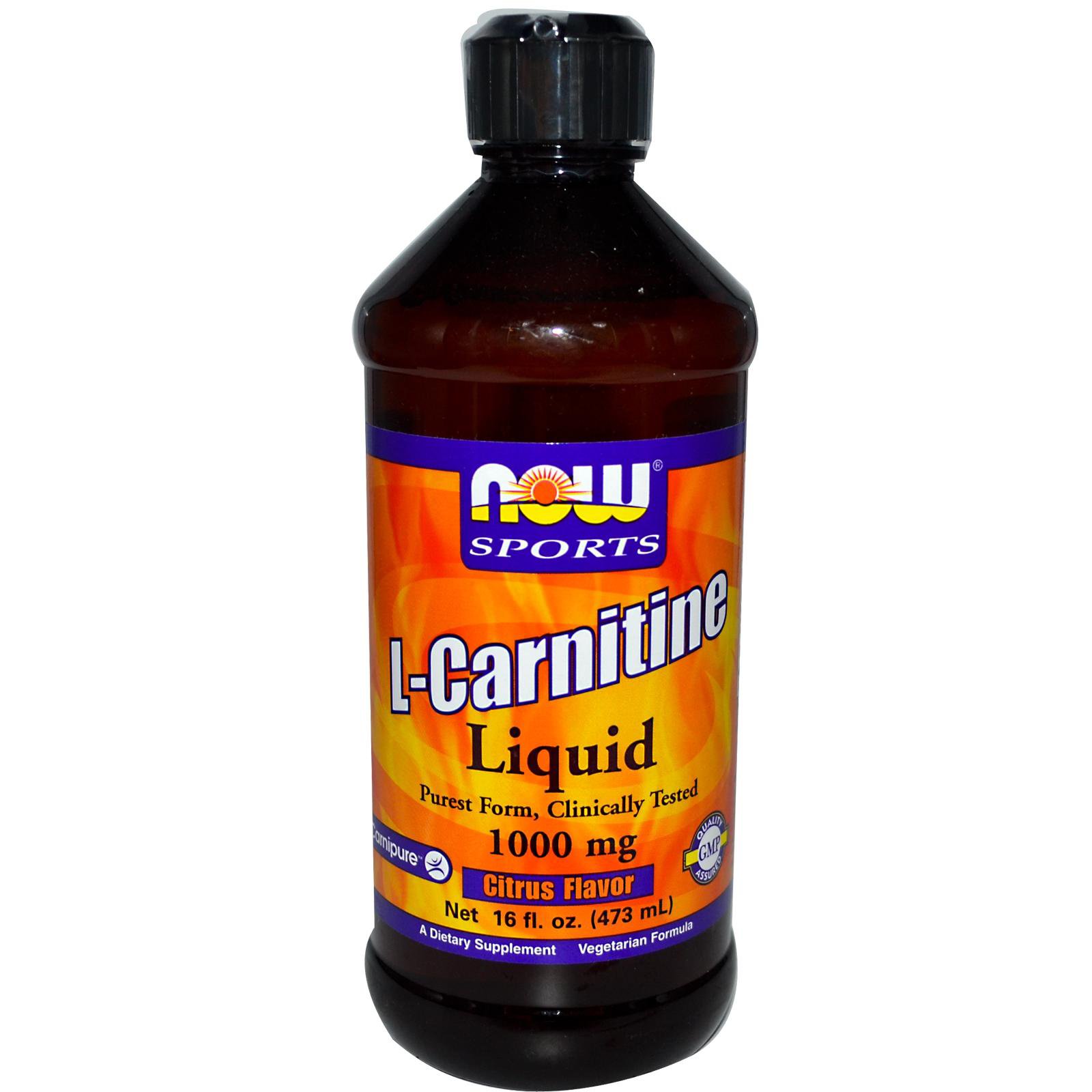 NOW 1,000 mg LCarnitine Liquid Shop Diet & fitness at HEB