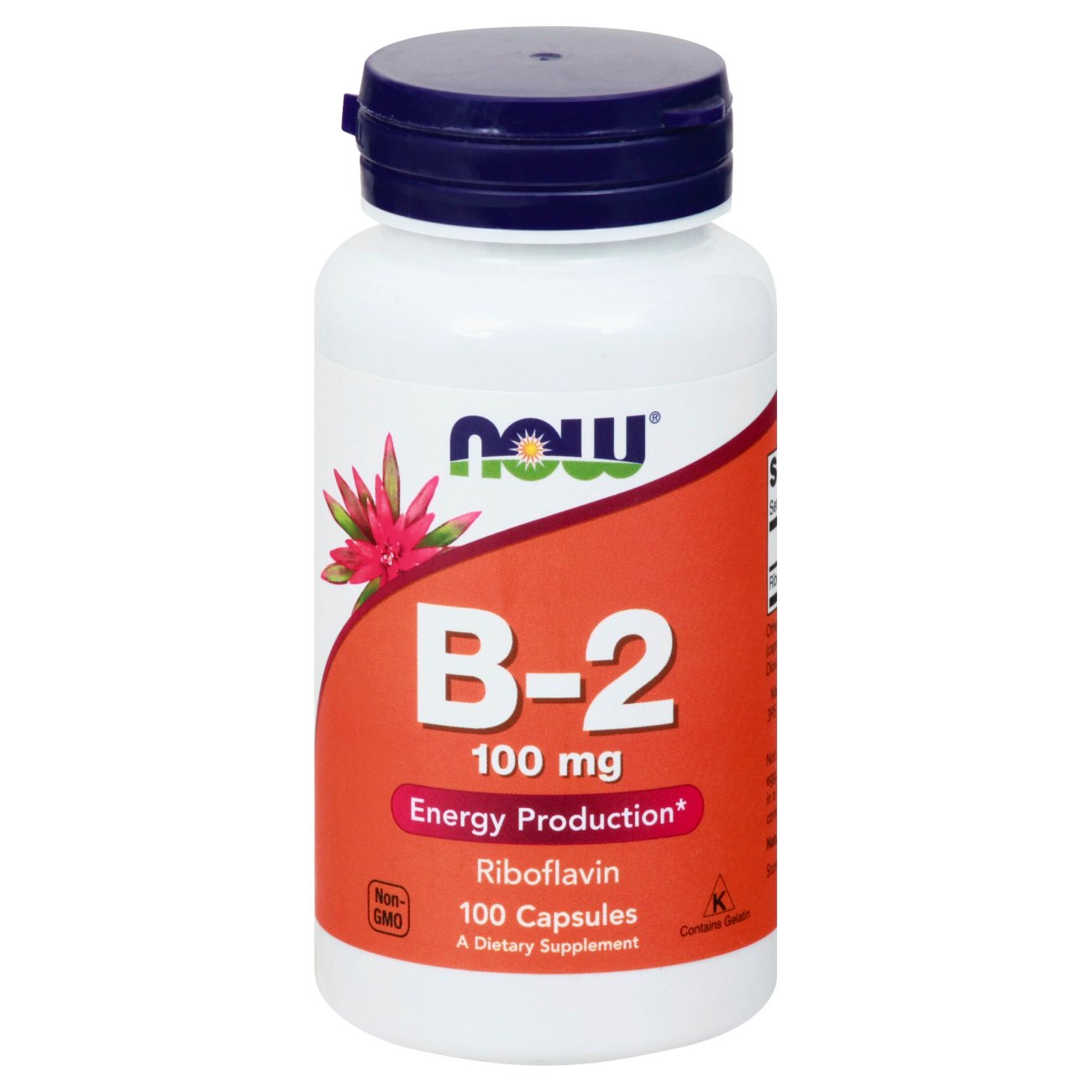 Now Vitamin B2 100 mg Capsules Shop Vitamins AZ at HEB