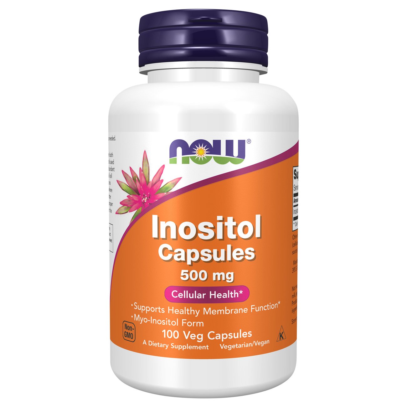 NOW Inositol 500 mg Veg Capsules - Shop Vitamins A-Z at H-E-B