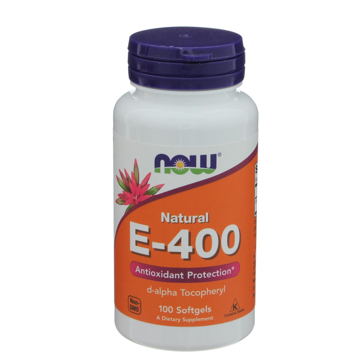 NOW Vitamin E400 IU Softgel Shop Vitamins AZ at HEB