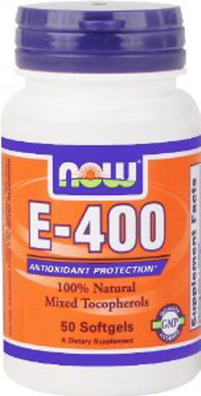 Natural NOW Foods  Vitamin E-400 Mixed Tocopherols FREE P&P 
