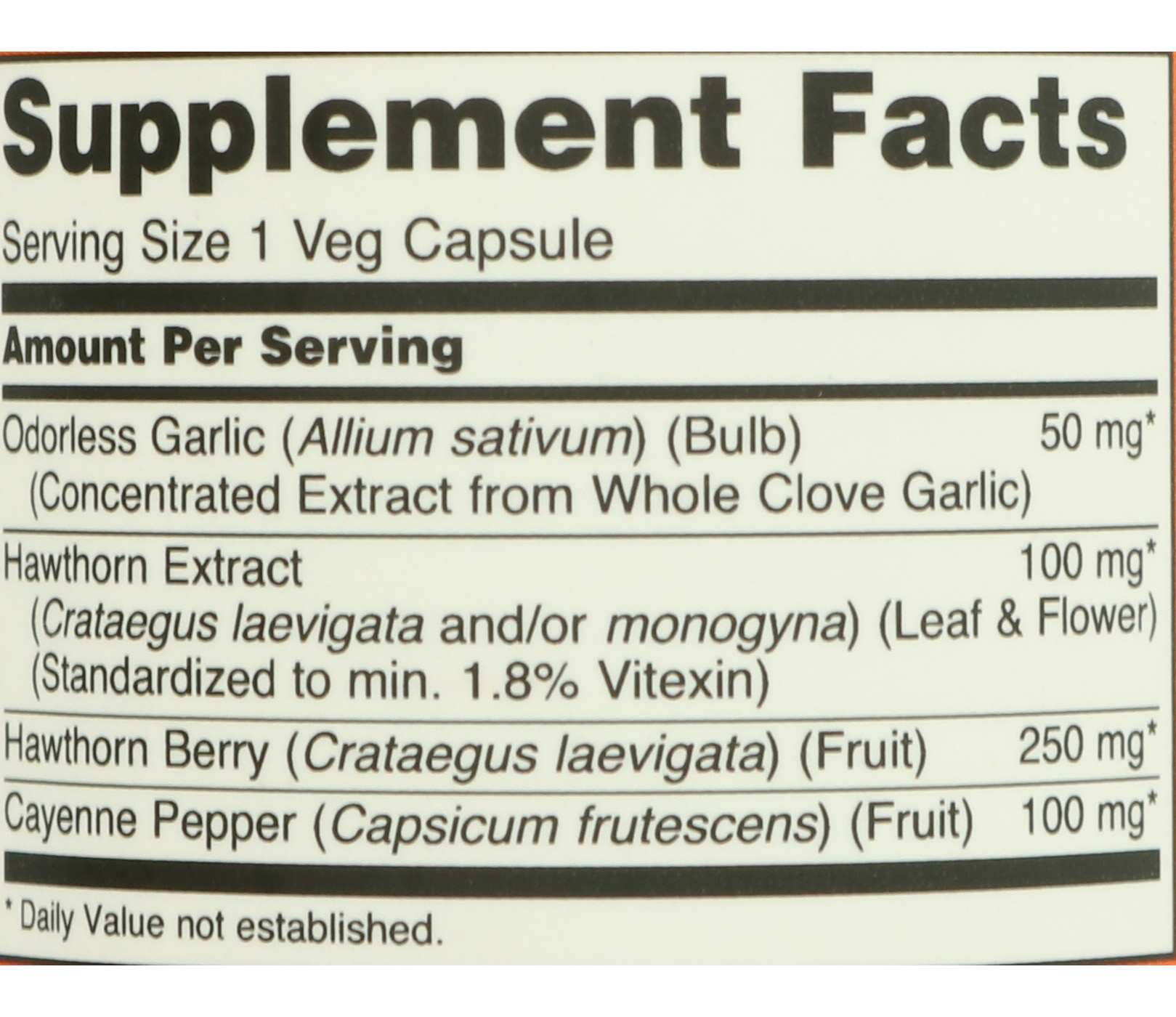 NOW Super Odorless Garlic 5,000 mg Capsules; image 2 of 2