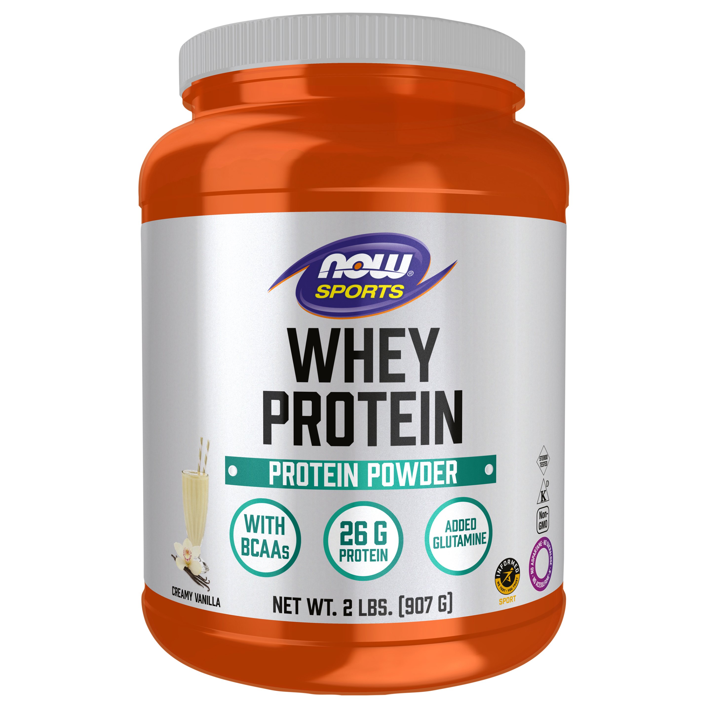 Now Vanilla Whey Protein Powder Shop Diet & fitness at HEB