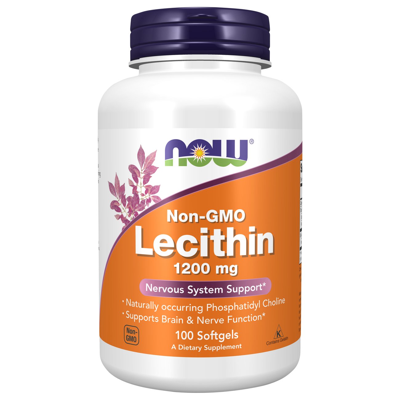 NOW Lecithin 1200 mg Softgels Shop Diet & fitness at HEB