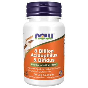 NOW 8 Billion Acidophilus & Bifidus Capsules