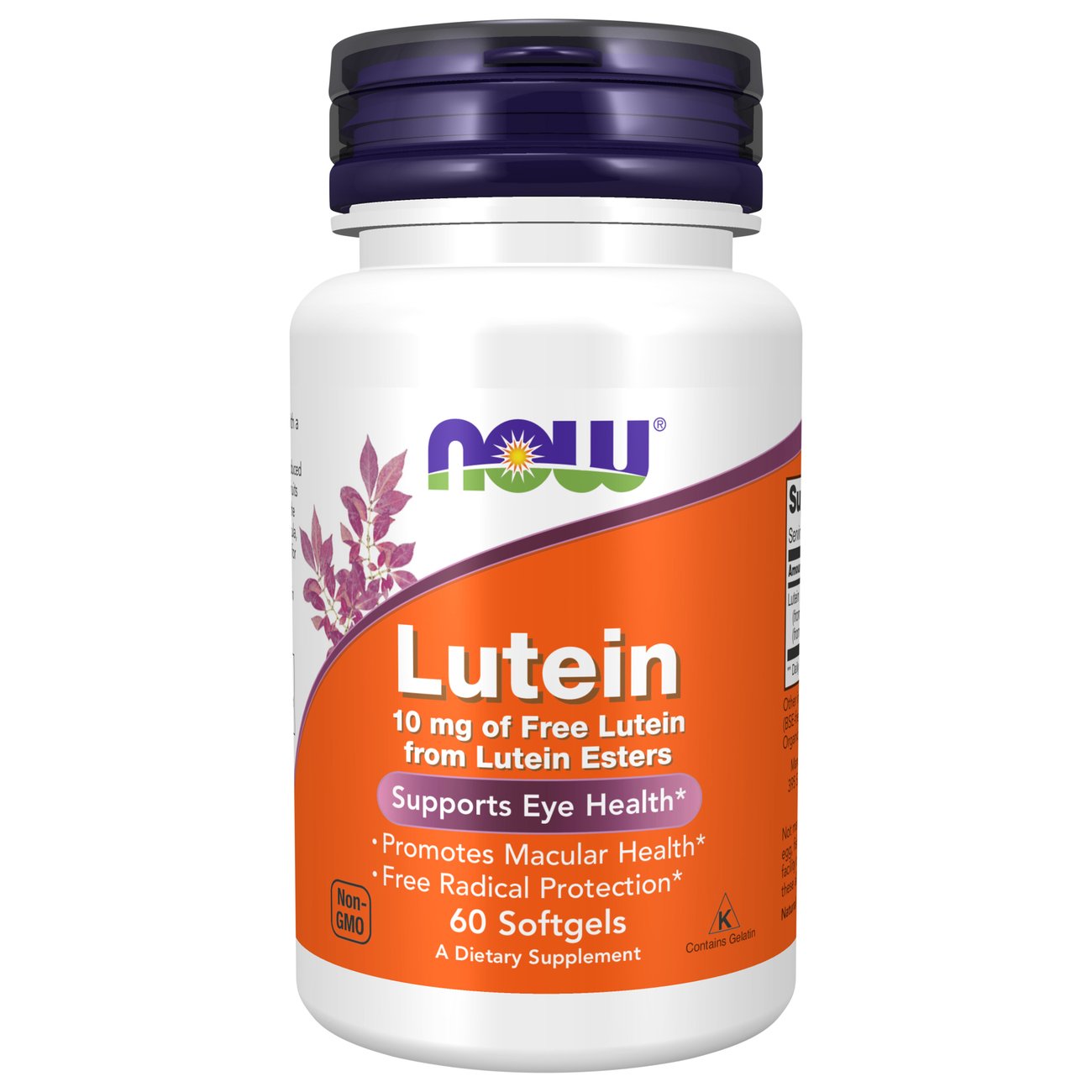 NOW Lutein 10 mg Softgels Shop Antioxidants at HEB