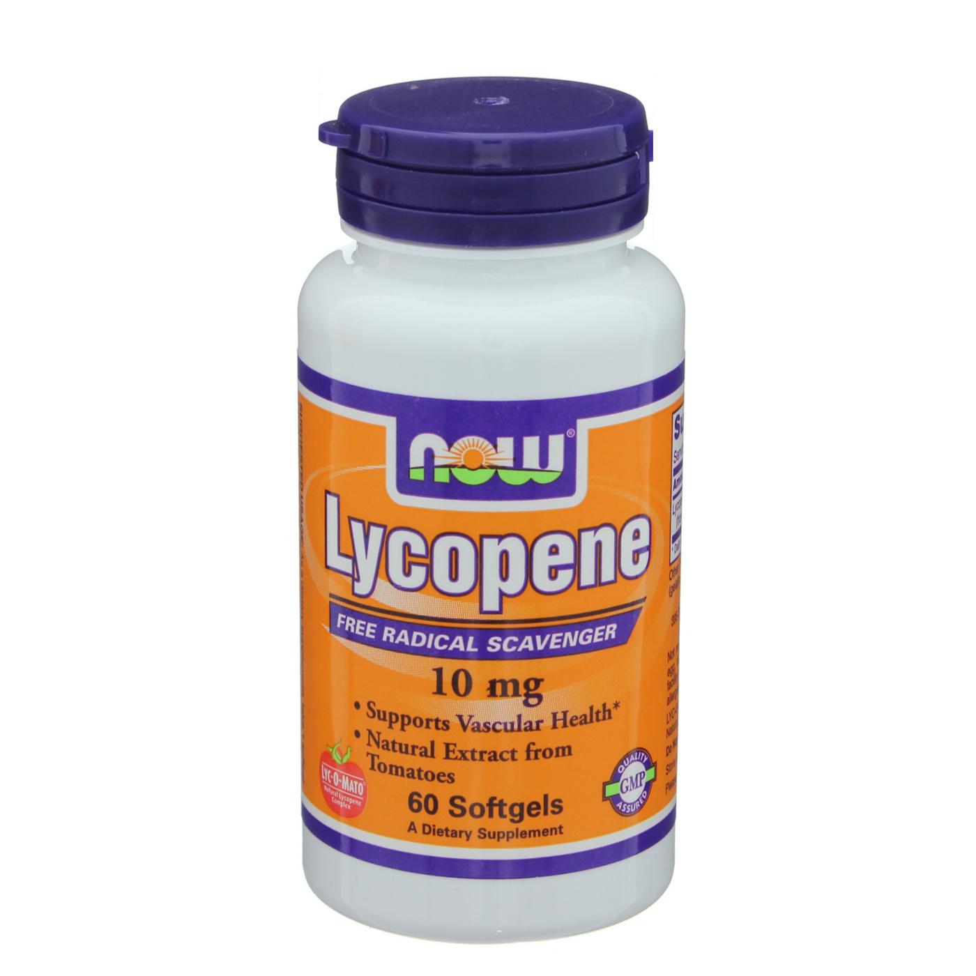 Now Lycopene 10 mg Softgels; image 1 of 2