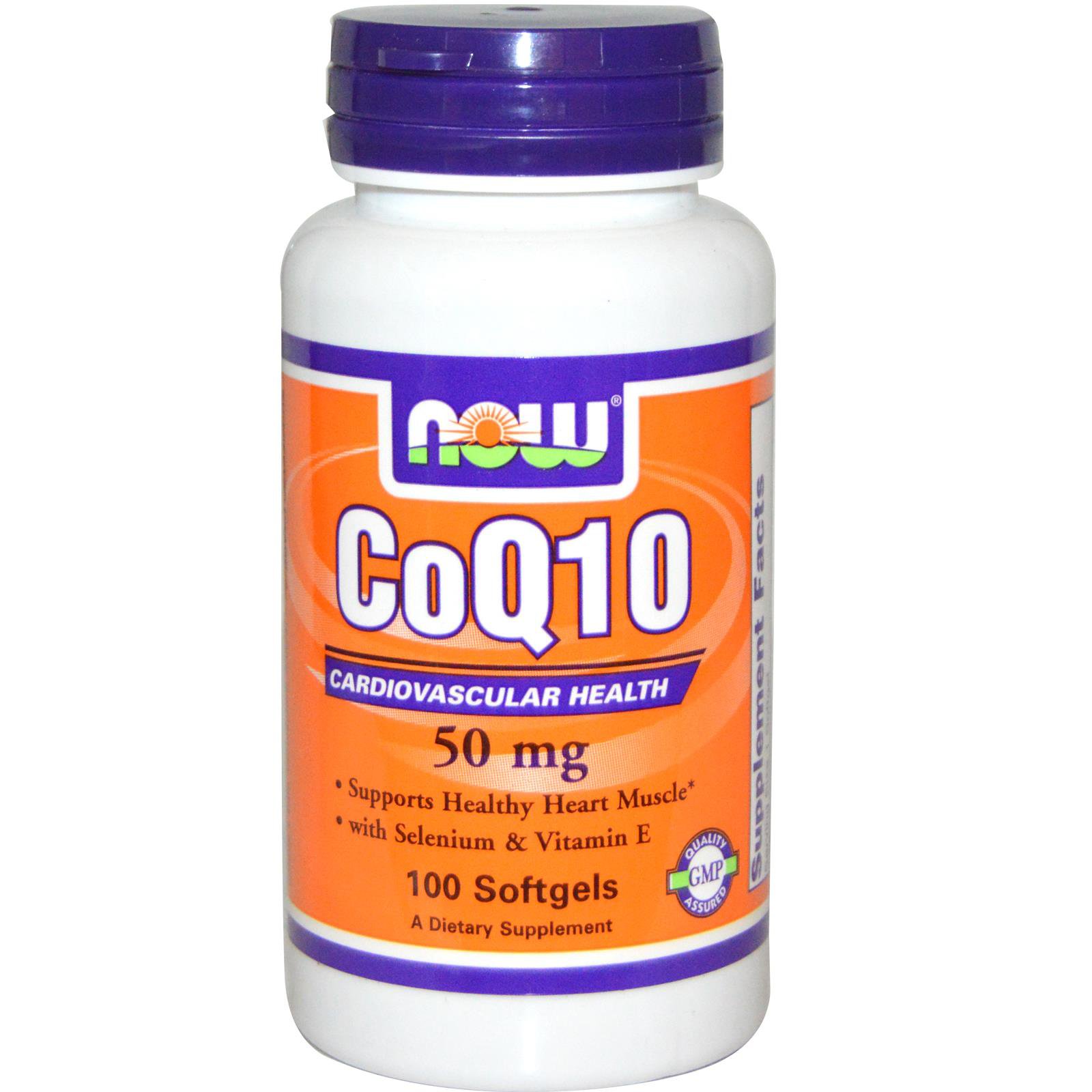 Now CoQ10 50 mg Capsules Shop Antioxidants at HEB