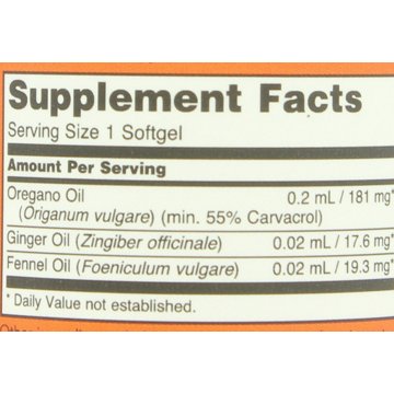 NOW Oregano Oil Softgels, 90 ct