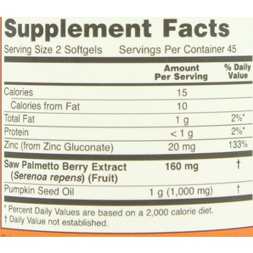 NOW Saw Palmetto Extract Softgels