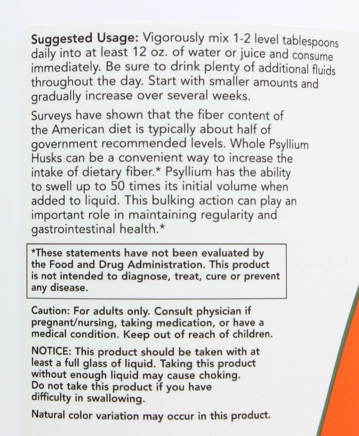 NKD Living Whole Psyllium Husks (500g) In Manama, Bahrain