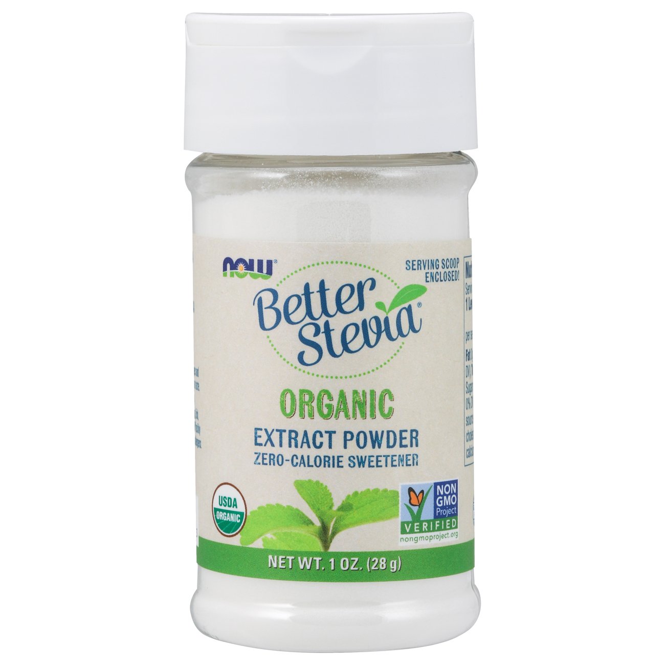 Extrait de Stevia en Poudre BetterStevia® de Now Foods - HSN