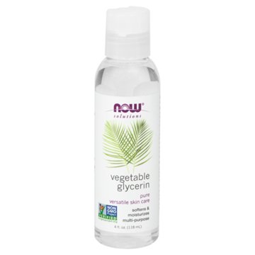 NOW Solutions 100% Pure Versatile Skin Care Vegetable Glycerine, 4 oz