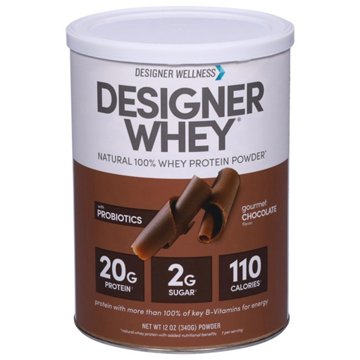 Designer Wellness Designer Whey 20g Protein Powder - Gourmet Chocolate