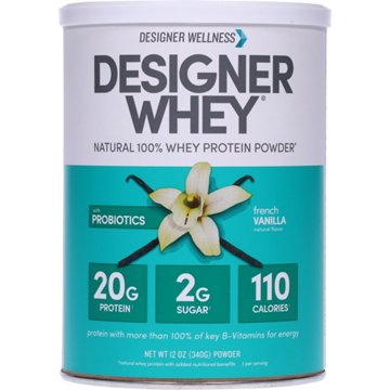 Designer Wellness Designer Whey 20g Protein Powder - French Vanilla