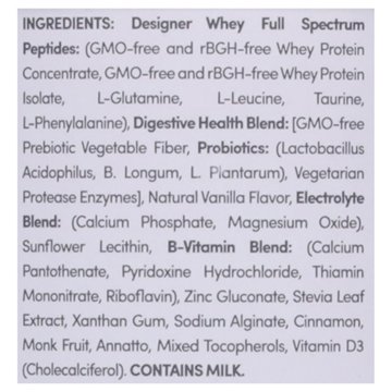 Designer Wellness Designer Whey 20g Protein Powder - French Vanilla