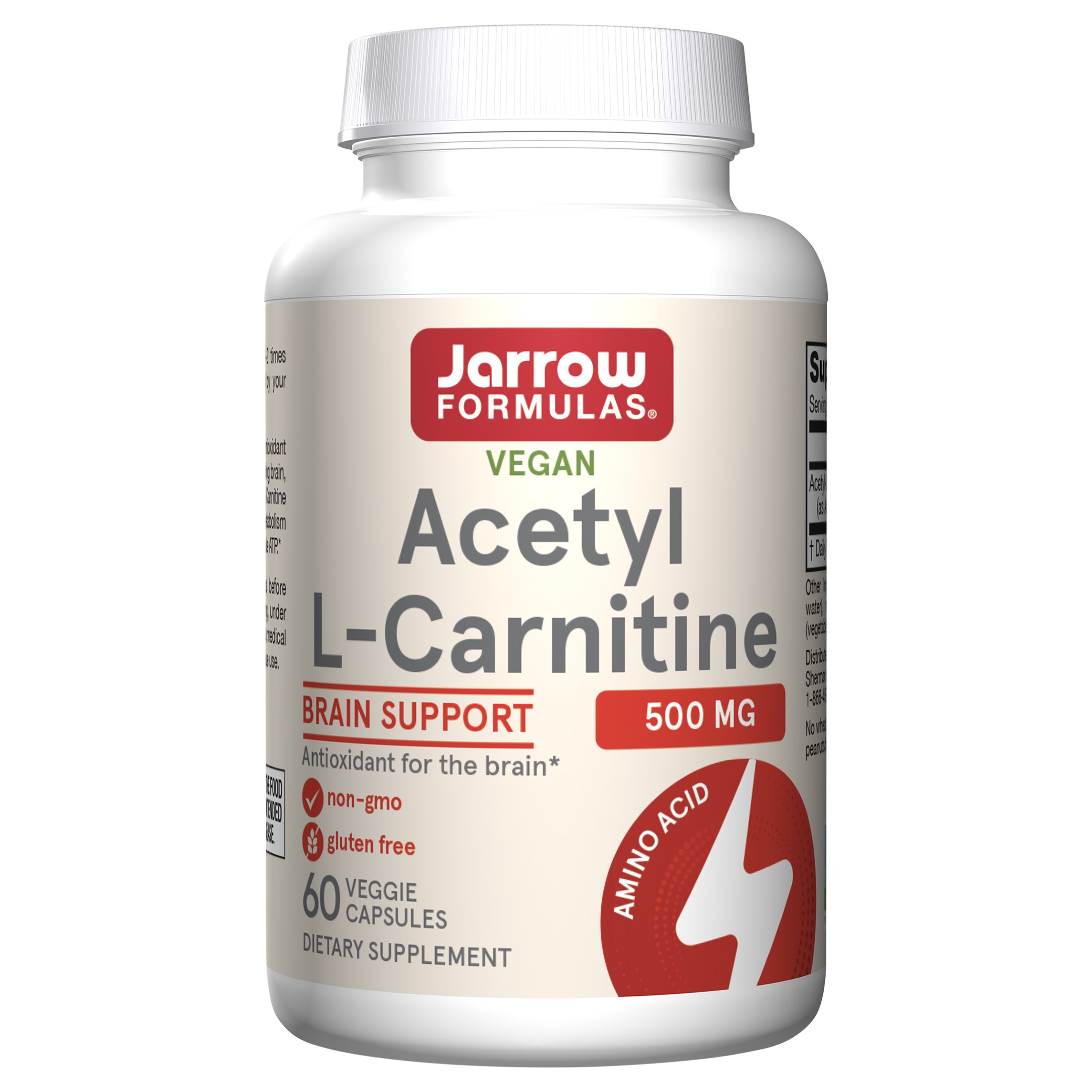Jarrow Formulas Acetyl LCarnitine Capsules 500 mg Shop Diet