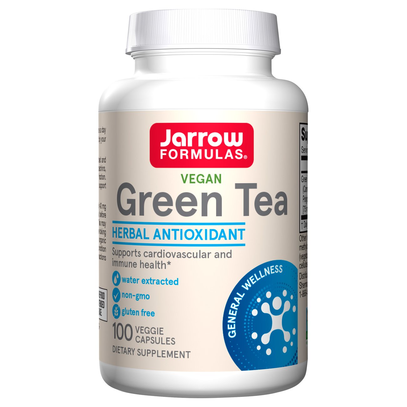 Jarrow Formulas Green Tea Capsules - 500 mg - Shop Herbs & homeopathy ...