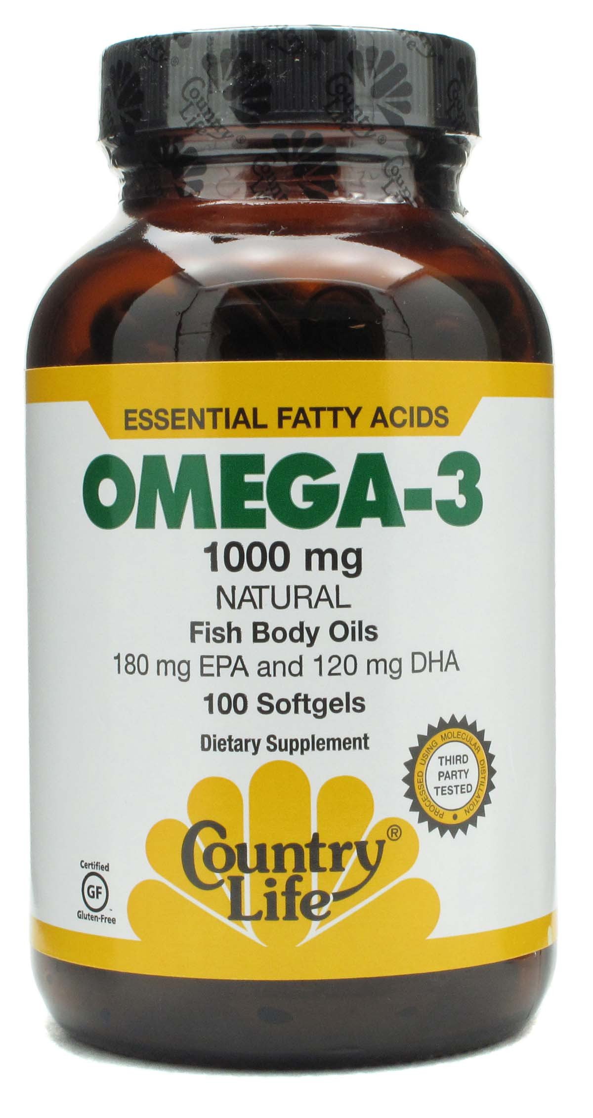 Country Life Omega 3 Fish Oil 1000 Mg Softgels Shop Diet