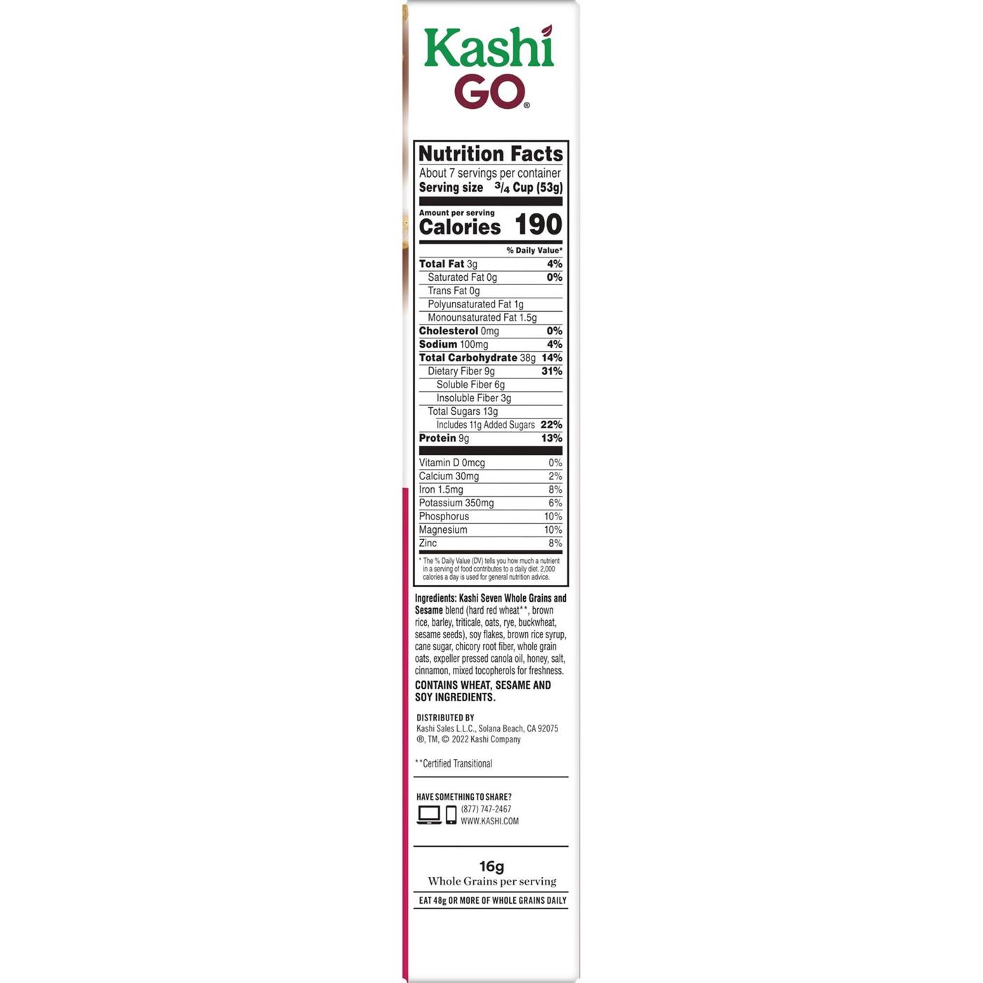 Kashi GO Crunch Breakfast Cereal; image 9 of 11