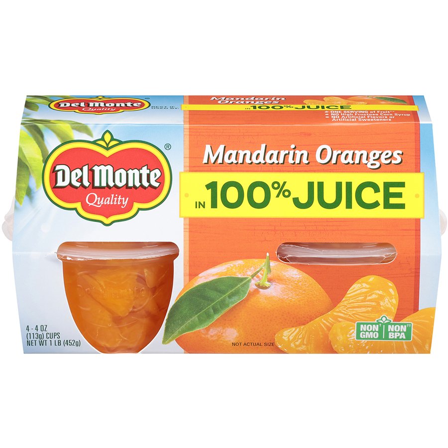 Del Monte Mandarin Oranges In Light Syrup Shop Fruit at HEB
