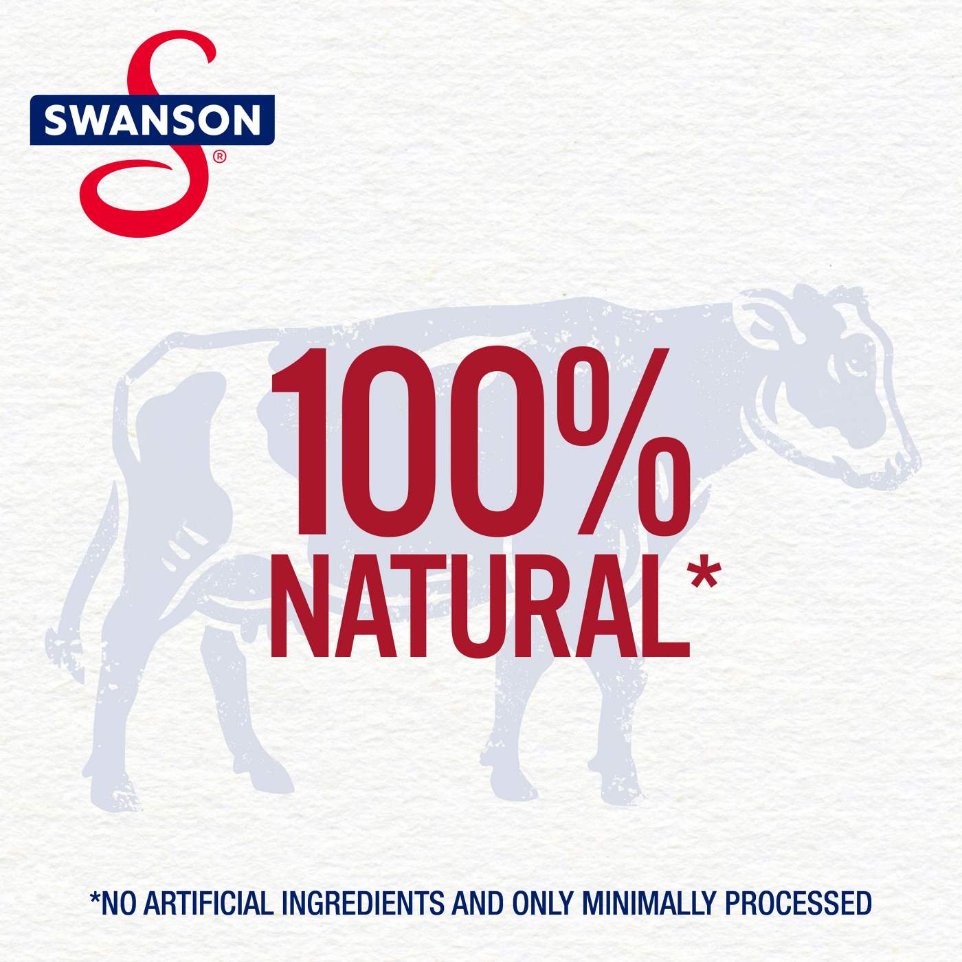 Swanson 100% Natural, 50% Less Sodium Beef Broth; image 8 of 9