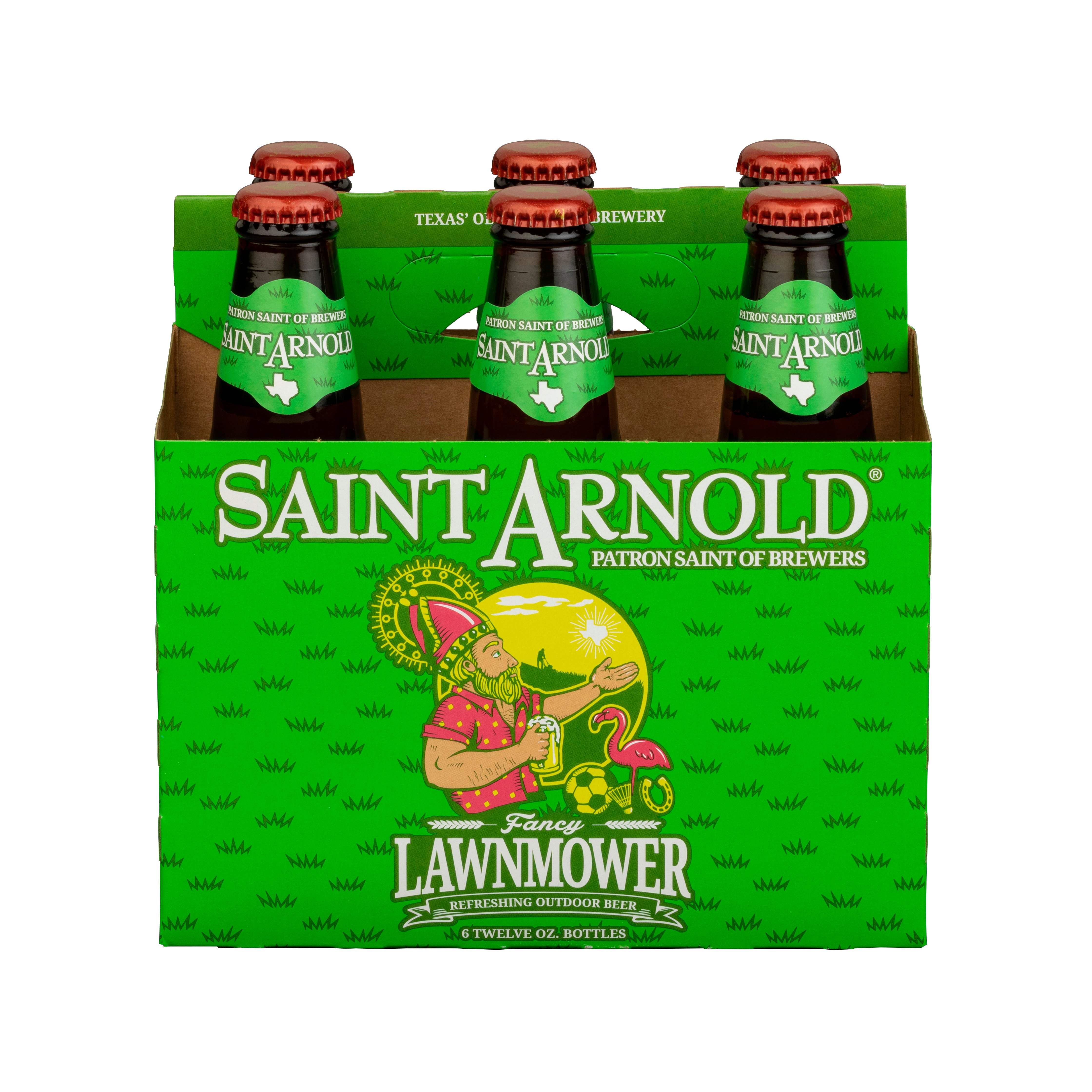 Beer Glass Saint Arnold Fancy Lawnmower Pub Style OH3269