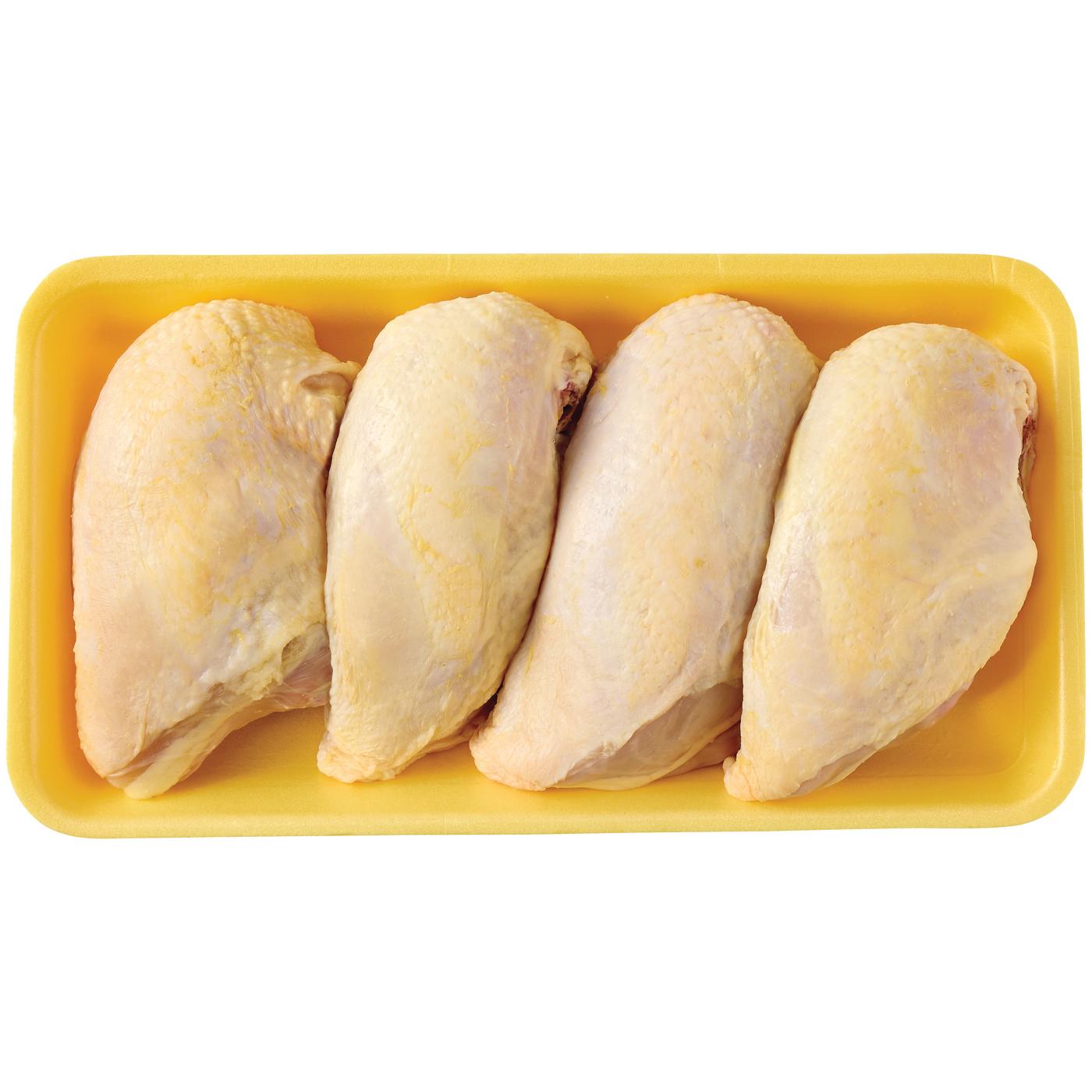 Hill Country Fare Bone In Split Chicken Breasts, Value Pack; image 3 of 4