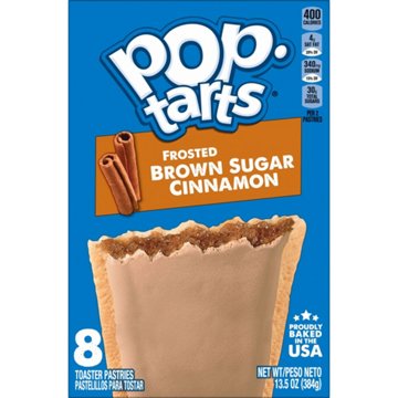 Pop-Tarts Frosted Brown Sugar Cinnamon Toaster Pastries, 13.5 oz, 8 ct