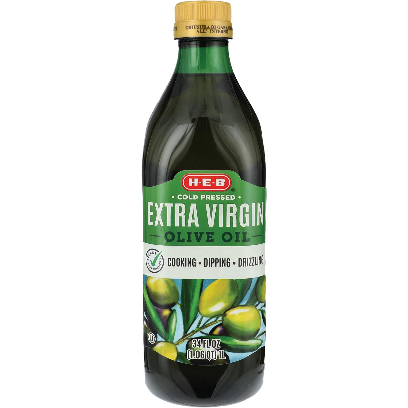 H-E-B Extra Virgin Olive Oil; image 1 of 3