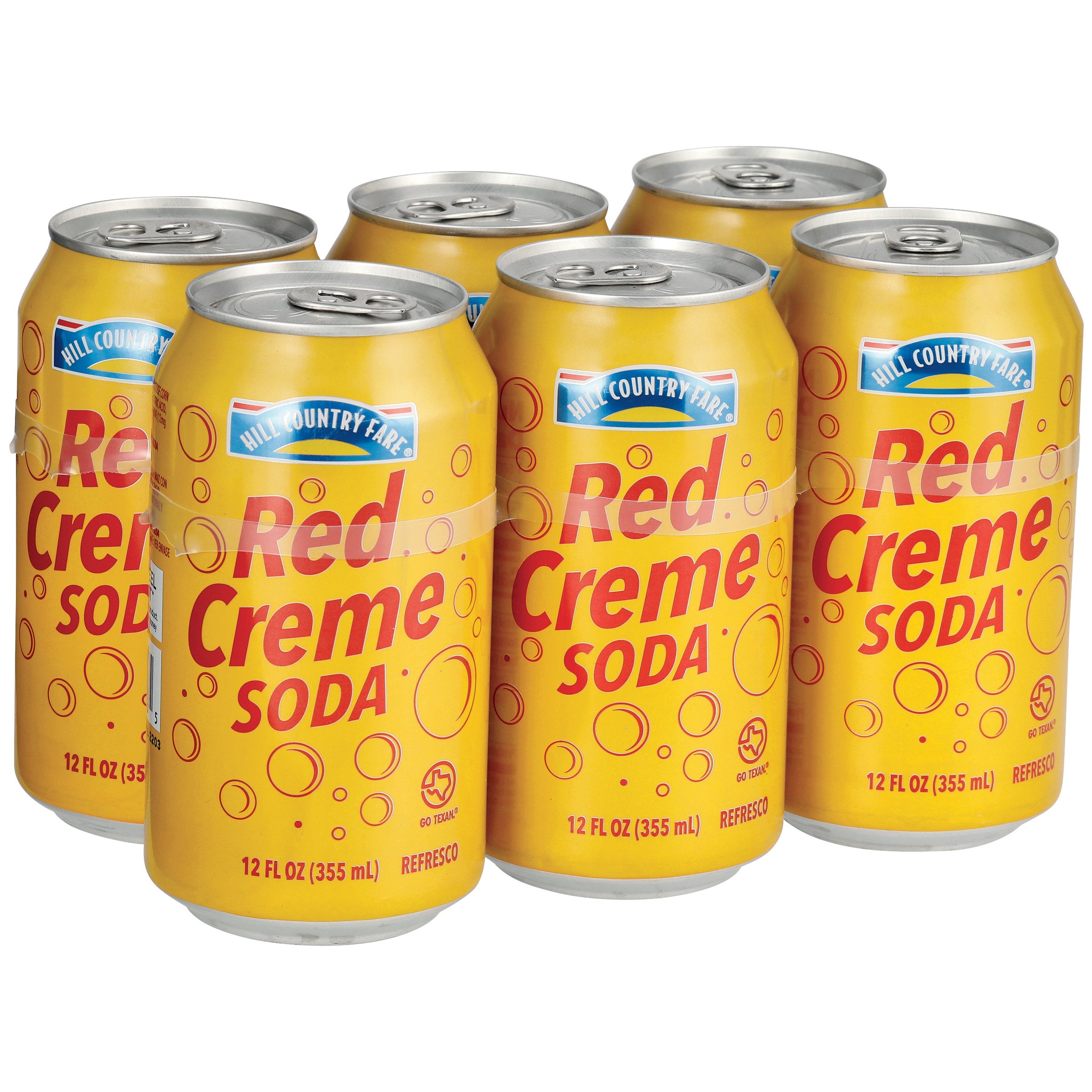 Hill Country Red Creme Soda 12 oz Cans - Shop Soda at H-E-B