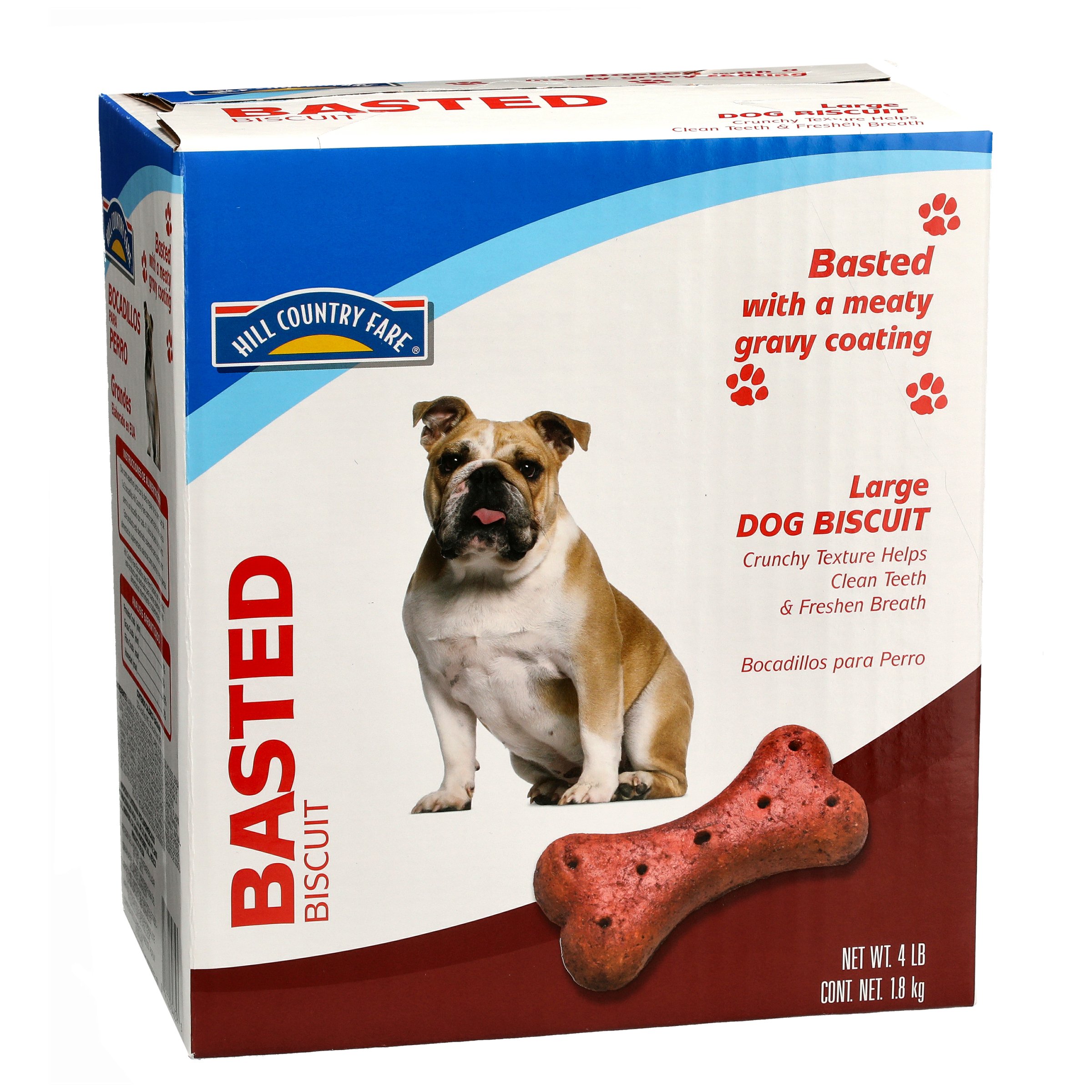 Hill Country Fare Basted Large Dog Biscuits - Shop Dogs at H-E-B