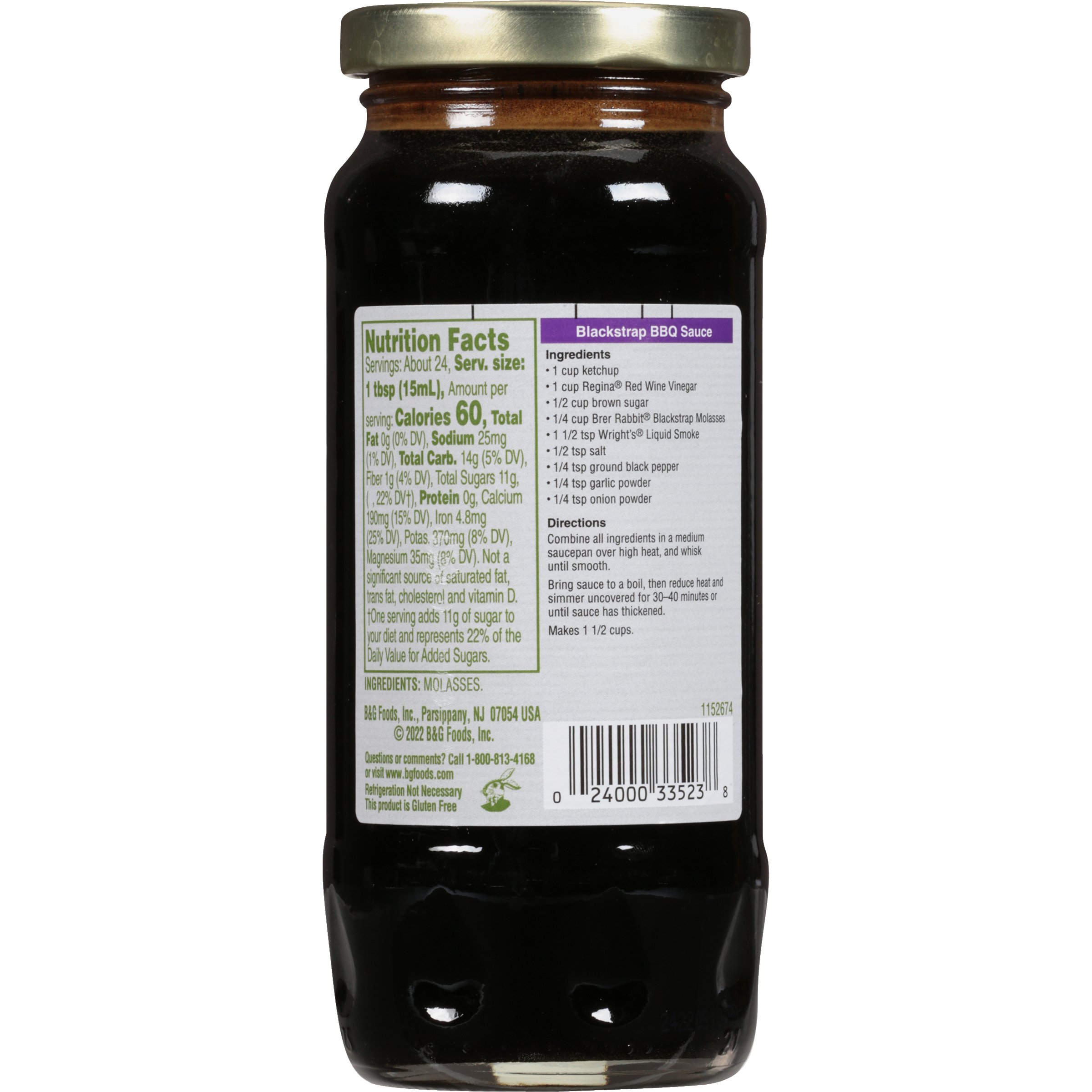 Brer Rabbit Molasses Blackstrap - Shop Sugar at H-E-B