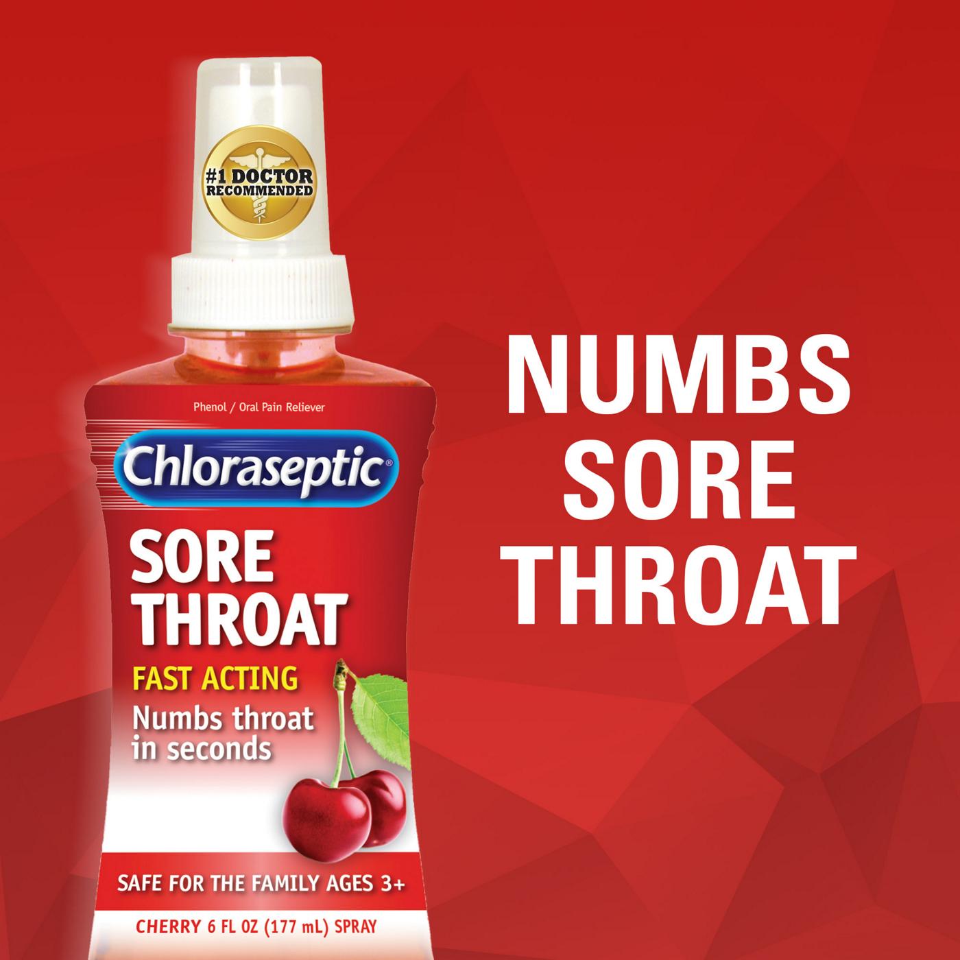 Chloraseptic Sore Throat Spray - Cherry; image 5 of 5