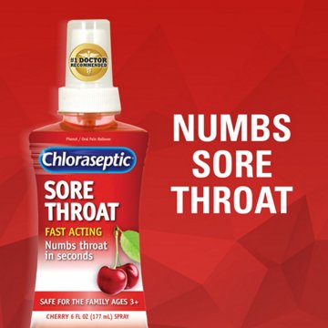 Chloraseptic Sore Throat Spray - Cherry, 6 oz
