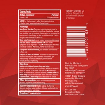 Chloraseptic Sore Throat Spray - Cherry, 6 oz