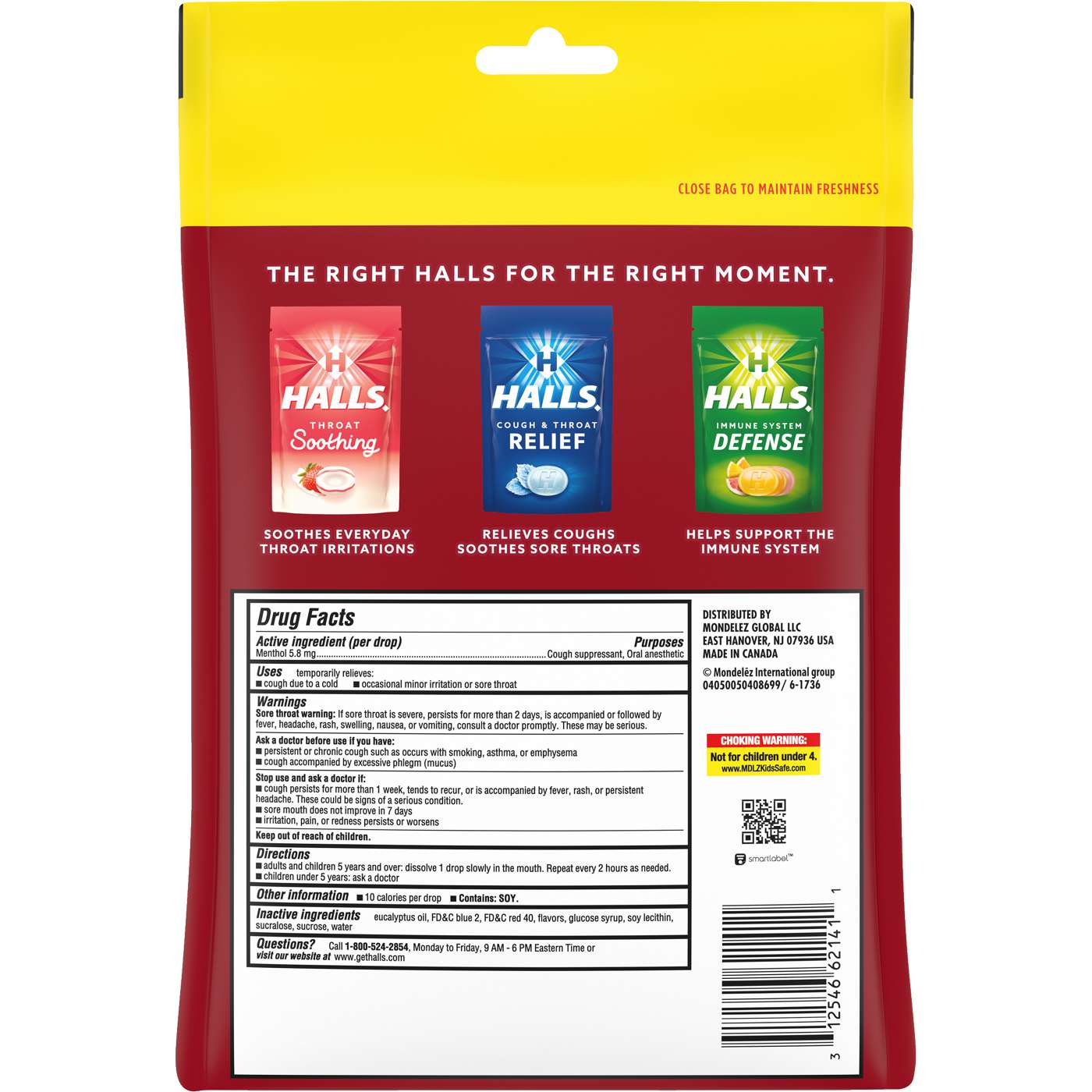 Halls Relief Cough Drops - Cherry; image 3 of 5