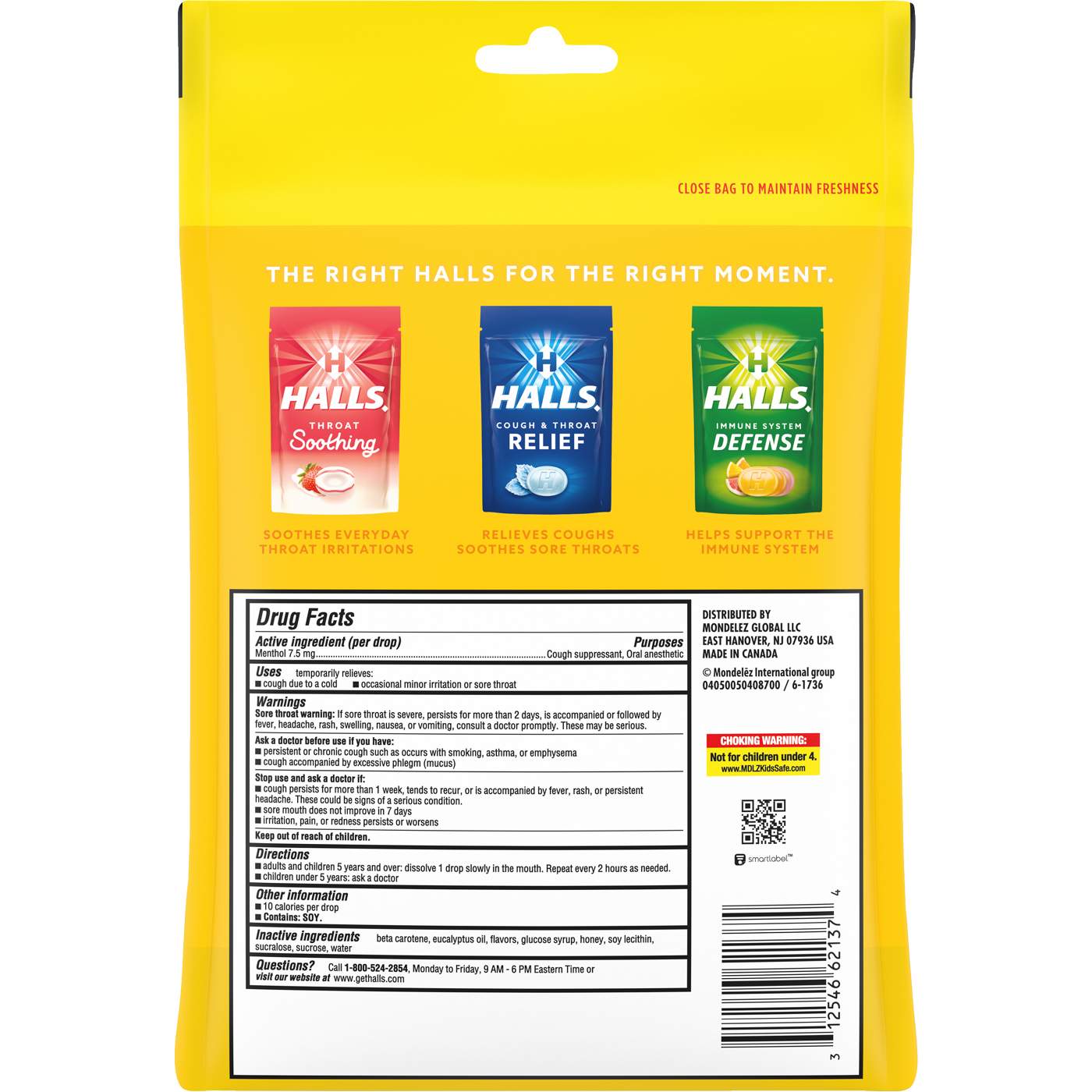 Halls Honey Lemon Cough Drops, Economy Pack; image 2 of 9