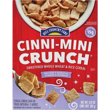Hill Country Fare Cinni Mini Crunch Cereal, 12.8 oz