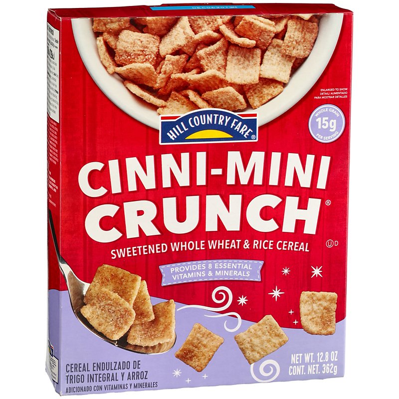 Hill Country Fare Cinni Mini Crunch Cereal - Shop Cereal ...