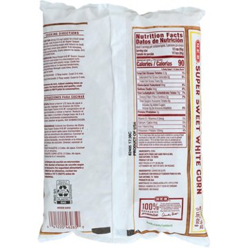 H-E-B Frozen Super Sweet White Corn, 16 oz