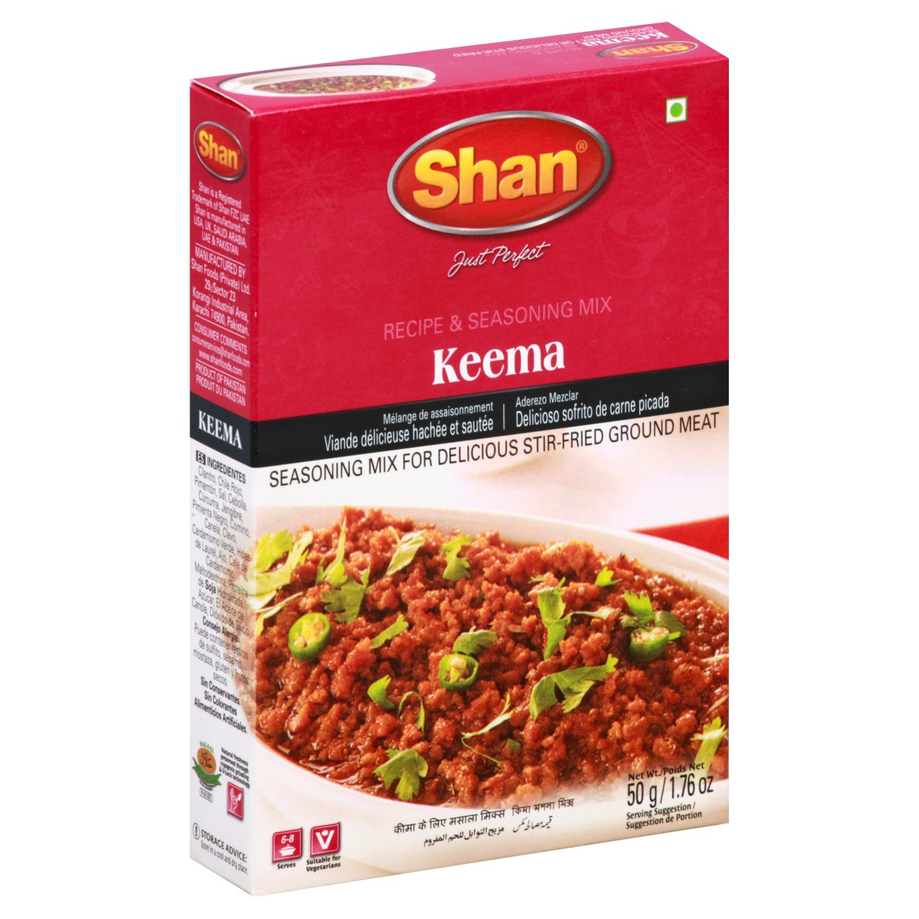 Shan Keema Curry Seasoning Mix Shop Spice Mixes at HEB