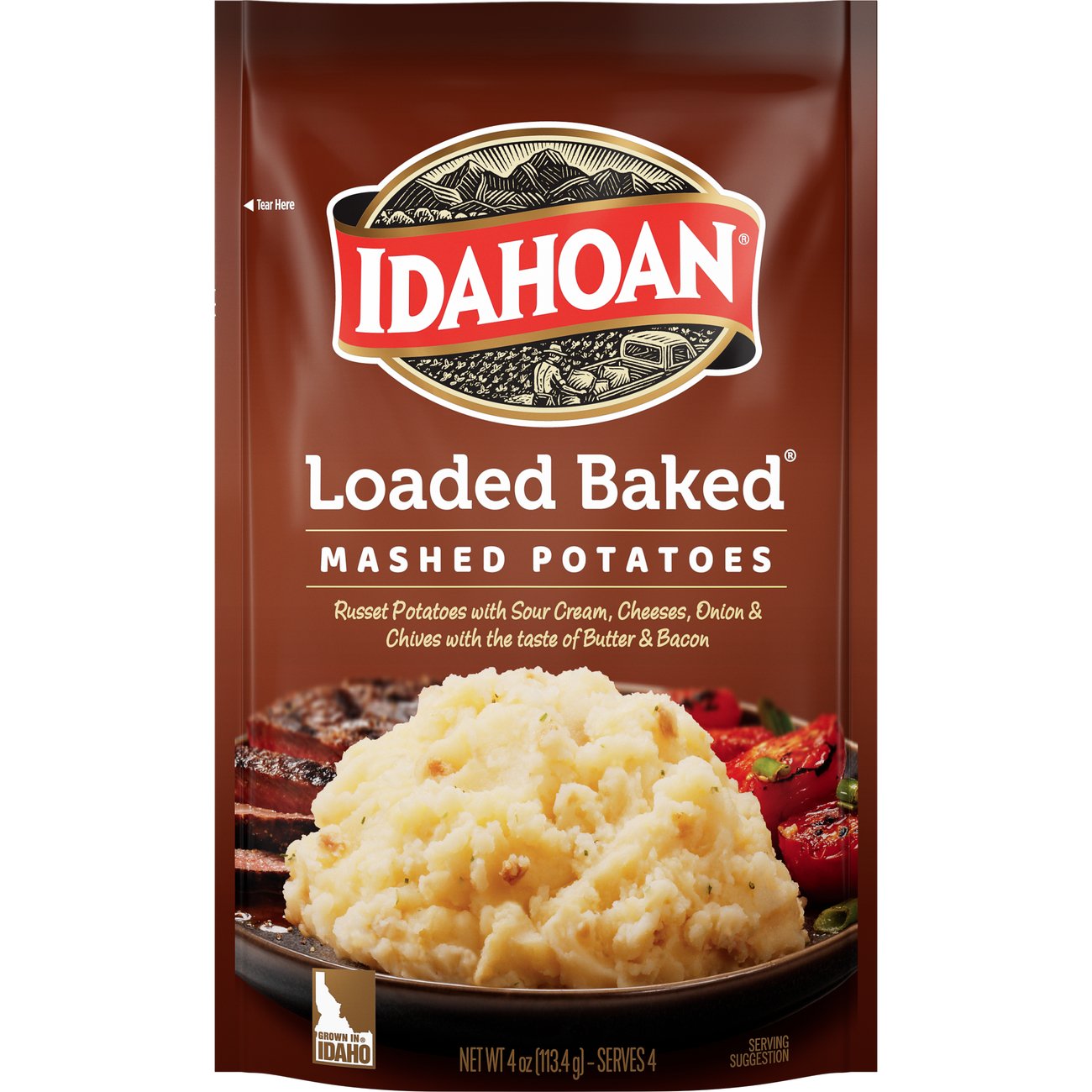 Idahoan Loaded Baked Mashed Potatoes Shop Pantry Meals at HEB