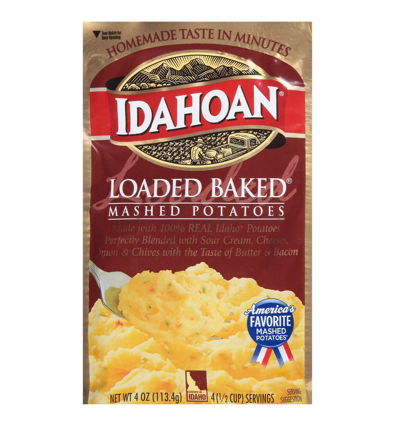 Idahoan Loaded Baked Mashed Potatoes; image 1 of 2