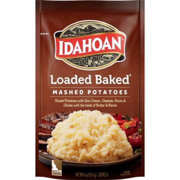 Idahoan Loaded Baked Mashed Potatoes, 4 oz