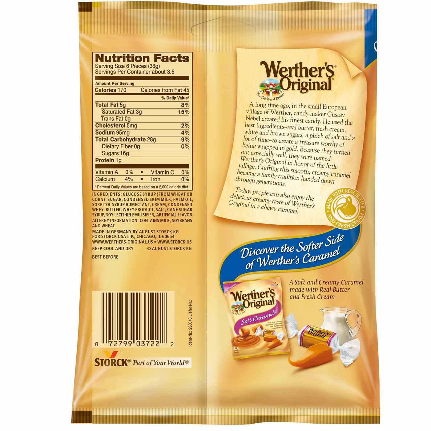 Werther's Original Chewy Caramel Candy; image 2 of 6