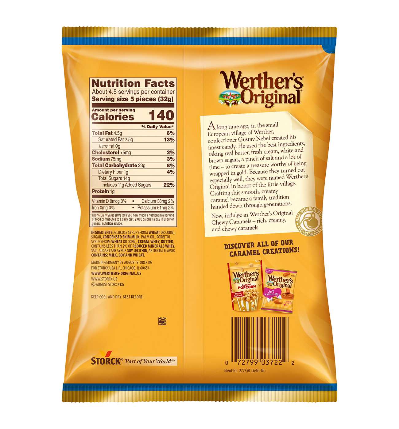 Werther's Original Chewy Caramels; image 2 of 2