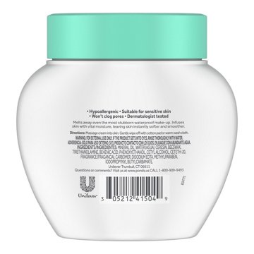 Pond's Cold Cream Hydrating Makeup Remover Deep Cleanser