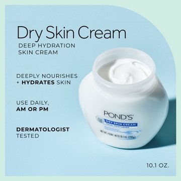Pond's Dry Skin Moisturizing Face Cream for Deep Hydration