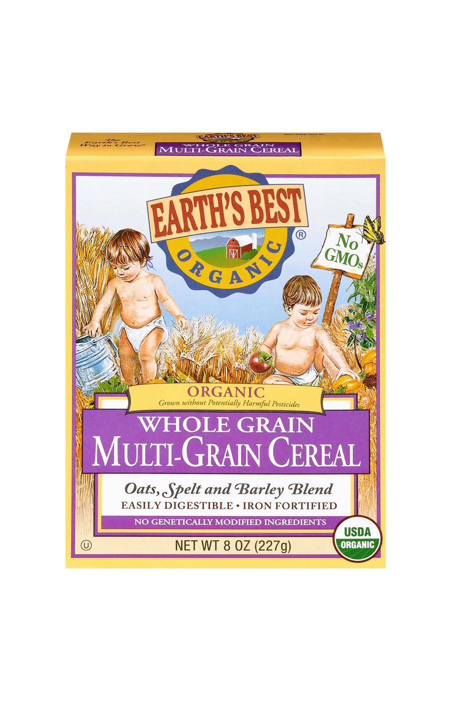 Earth's Best Organic Whole Grain Multigrain Cereal for Baby; image 1 of 2